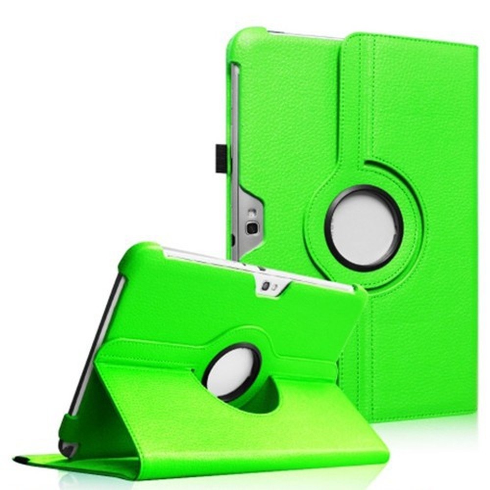 Étui rotatif vert pour Galaxy Note 10.1