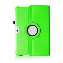 Étui rotatif vert pour Galaxy Note 10.1