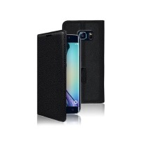 Etui portefeuille pour Samsung Galaxy S6 Edge Noir
