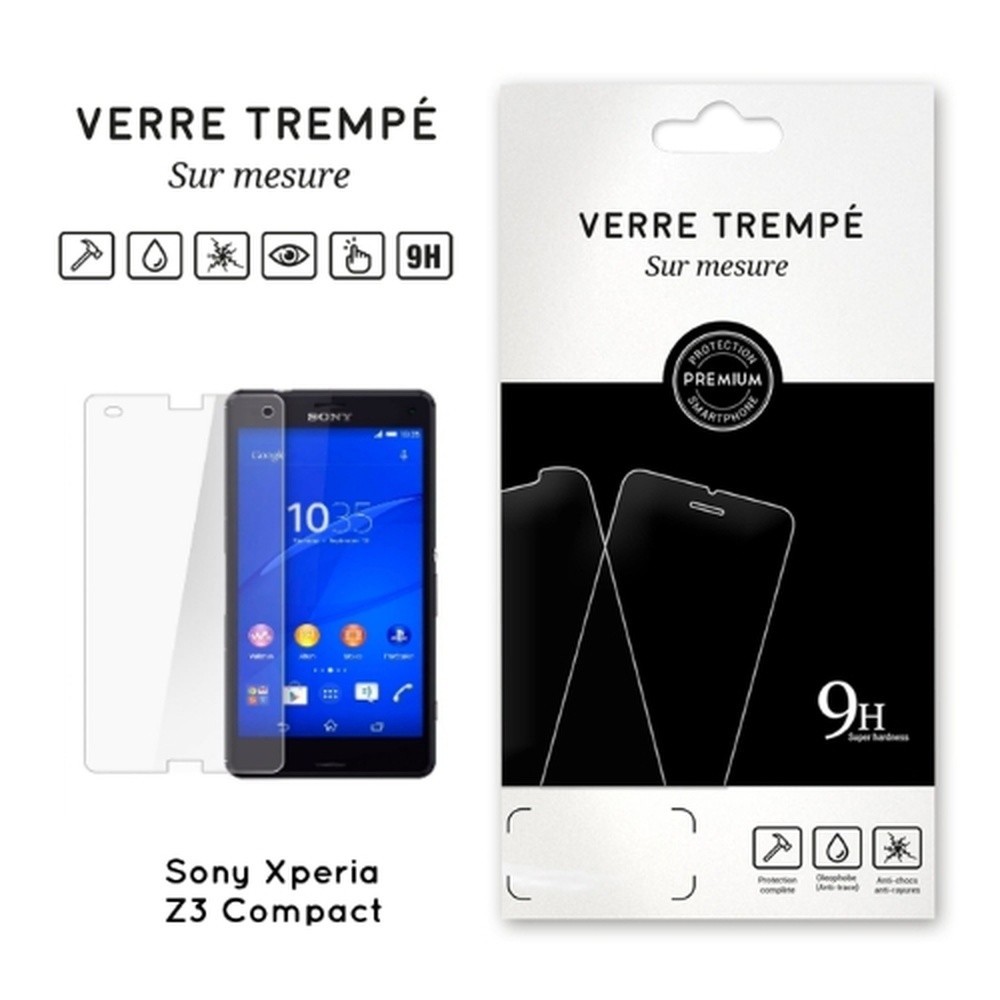 Verre trempé transparent pour Sony Xperia Z3 Compact