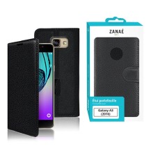 Étui portefeuille noir pour Samsung Galaxy A3 (2016)