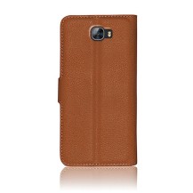 Étui portefeuille marron pour Huawei Y5 II et Y6 II Compact