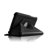 Étui rotatif noir pour Samsung Galaxy Tab A6 7 pouces 2016