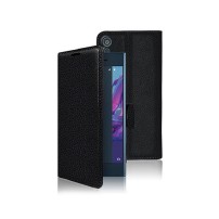 Étui portefeuille noir pour Sony Xperia XZ
