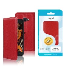 Etui portefeuille rouge pour Samsung Galaxy Xcover 4 et 4s