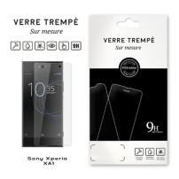 Verre trempé transparent pour Sony Xperia XA1