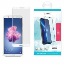 Verre trempé Full Cover blanc pour Huawei P Smart