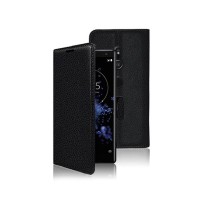 Etui portefeuille noir pour Sony Xperia XZ2