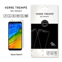 Verre trempé transparent pour Xiaomi Redmi 5