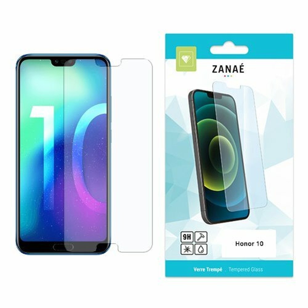 Verre trempé transparent pour Honor 10