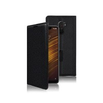 Etui Portefeuille Zanae noir pour Xiaomi Pocophone F1