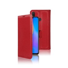 Etui Portefeuille Rouge pour Huawei P Smart+ (2018)