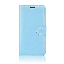 Etui portefeuille Zanae bleu clair pour Samsung Galaxy S10e.