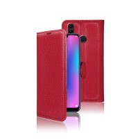 Étui Portefeuille Zanae Rouge compatible Honor 8C