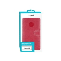 Étui Portefeuille Zanae Rouge compatible Honor 8C