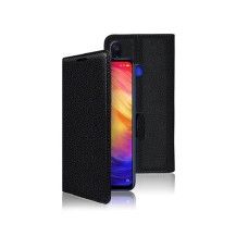 Etui Portefeuille Zanae Noir pour Redmi Note 7 et Note 7 Pro