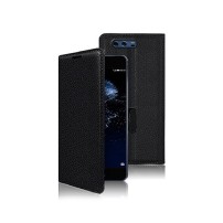 Étui Portefeuille Zanae noir pour Huawei P10 Plus
