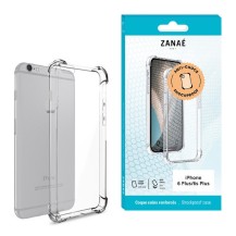 Coque silicone transparente avec coins renforcés pour iPhone 6 Plus/6s Plus