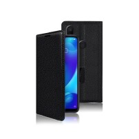 Étui portefeuille noir pour Xiaomi Mi Play