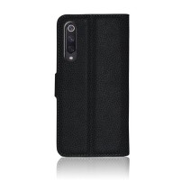 Etui portefeuille Zanae pour Xiaomi Mi 9 Noir
