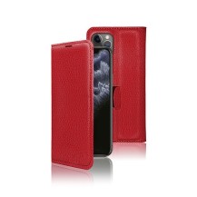 Etui Portefeuille Zanae rouge pour iPhone 11 Pro