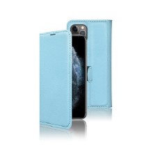 Étui Portefeuille Zanae bleu clair pour iPhone 11 Pro Max