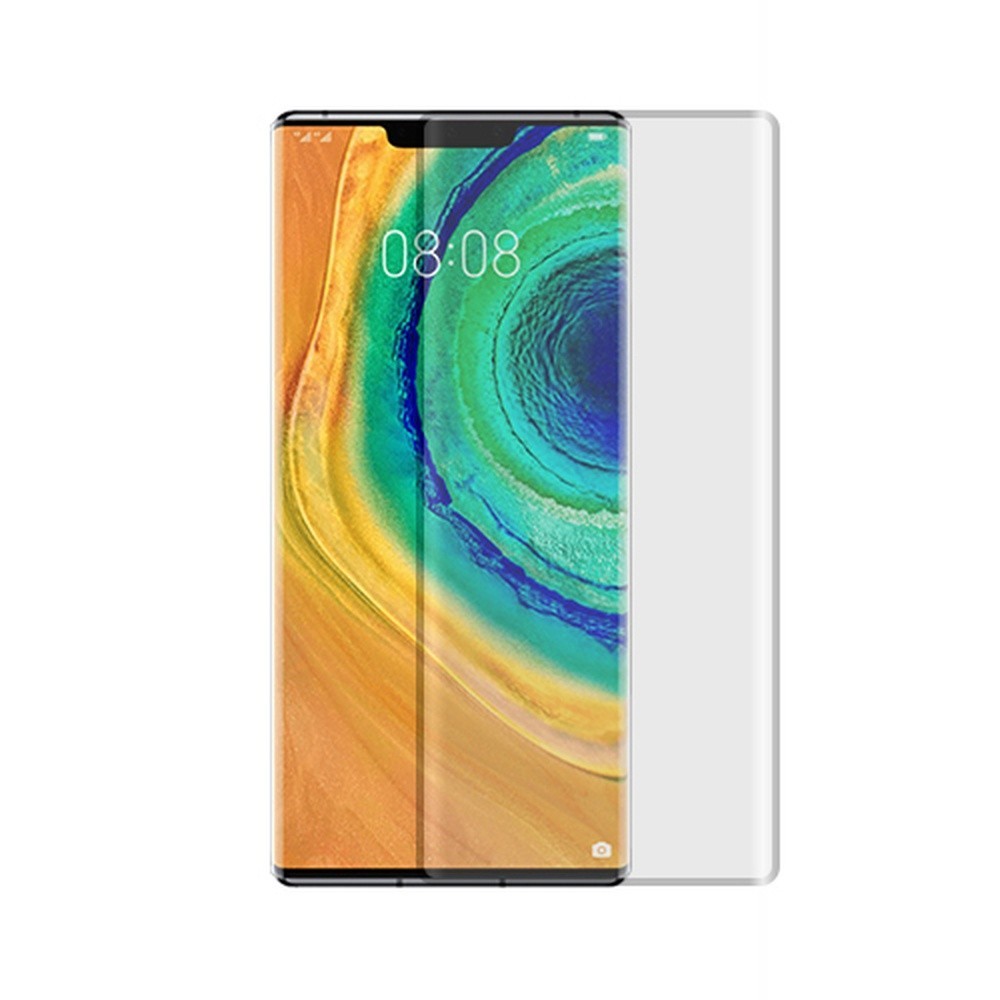 Verre trempé recourbé noir pour Huawei Mate 30 Pro