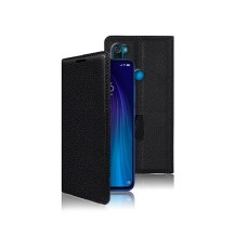 Etui Portefeuille Zanae noir pour Xiaomi Redmi Note 8