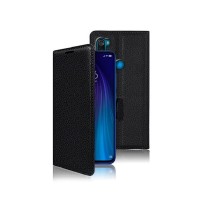 Etui Portefeuille Zanae noir pour Xiaomi Redmi Note 8