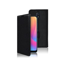 Etui Portefeuille Zanae Noir pour Xiaomi Redmi 8A