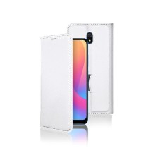 Étui portefeuille Zanae blanc pour Xiaomi Redmi 8A