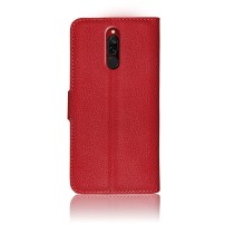 Etui Portefeuille Zanae pour Xiaomi Redmi 8 Rouge
