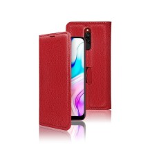 Etui Portefeuille Zanae pour Xiaomi Redmi 8 Rouge