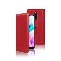 Etui Portefeuille Zanae pour Xiaomi Redmi 8 Rouge