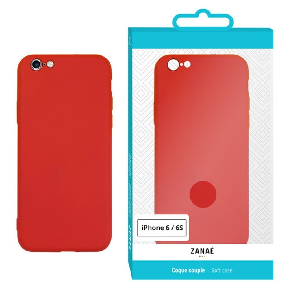 Coque Zanae Color rouge pour iPhone 6 et 6s
