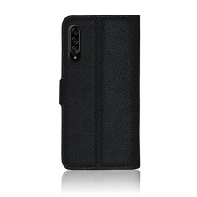 Etui Portefeuille Zanae pour Samsung Galaxy A90 Noir