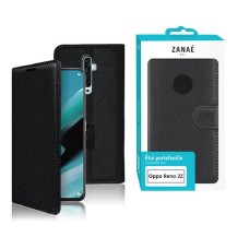 Étui Portefeuille Zanae noir pour Oppo Reno2 Z