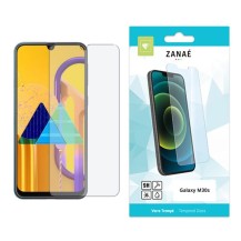Verre trempé transparent pour Samsung Galaxy M30s affichant sa robustesse et sa clarté