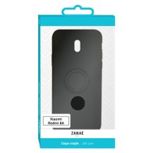 Coque Zanae noire pour Redmi 8A avec anneau magnétique