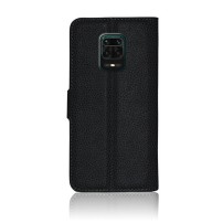 Etui Portefeuille Zanae pour Xiaomi Redmi Note 9S et Note 9 Pro Noir