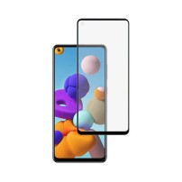 Verre trempé Full Cover pour Samsung Galaxy A21s Noir