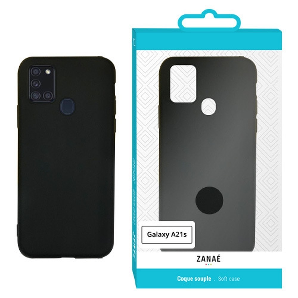 Coque Zanae Color noire pour Galaxy A21s