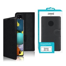 Étui Portefeuille Zanae Noir pour Samsung Galaxy A51 5G