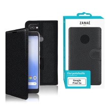 Etui Portefeuille Zanae couleur noir pour Google Pixel 3a