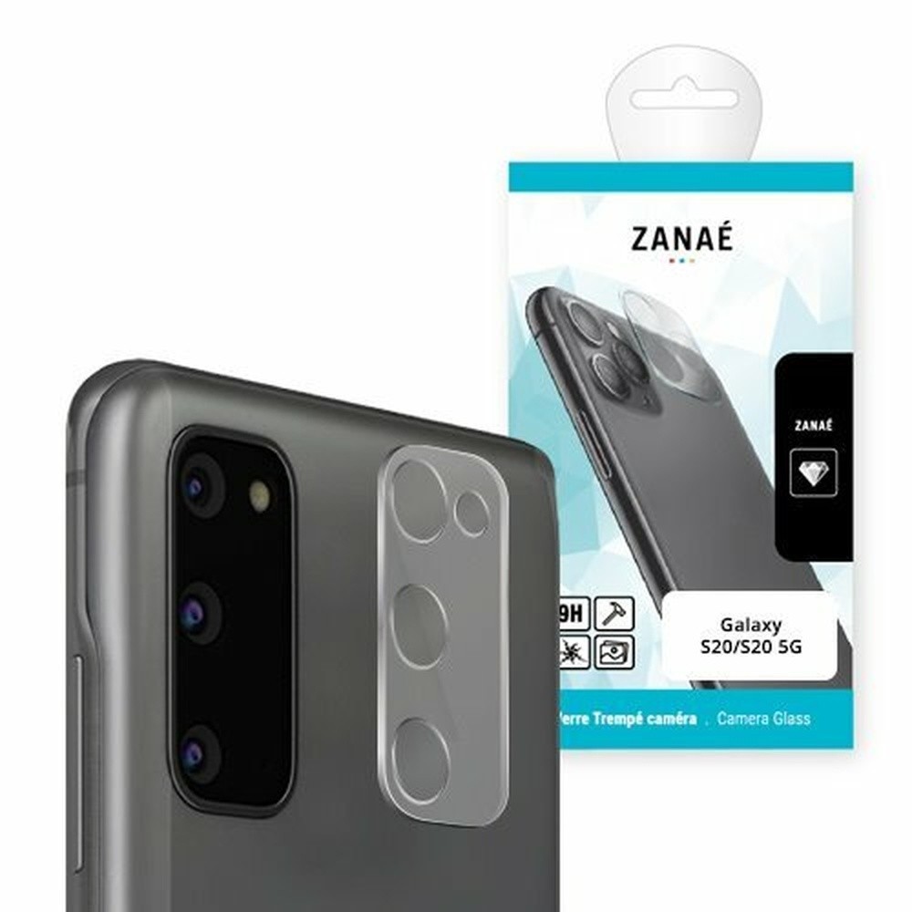 Verre trempé caméra pour Samsung S20 Plus transparent