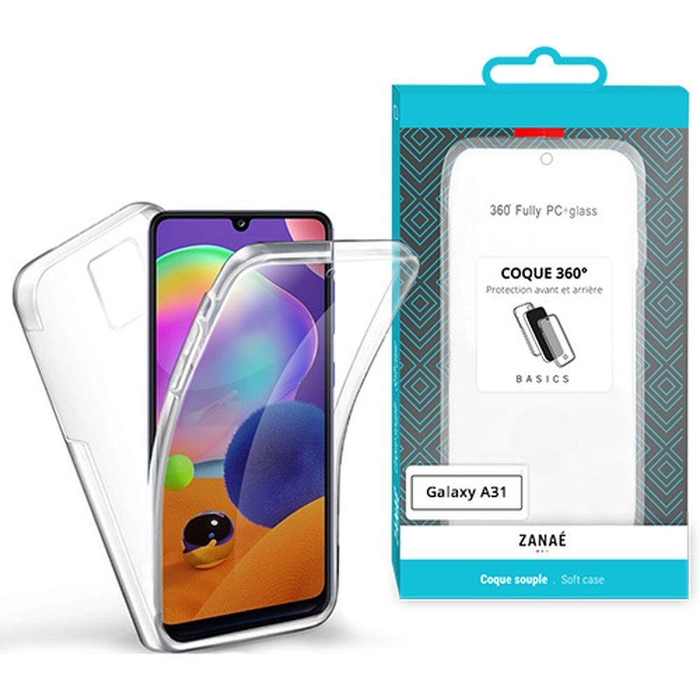 Coque 360 transparente pour Samsung Galaxy A31