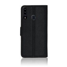 Etui Portefeuille Zanae pour Samsung Galaxy A20s en noir