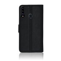 Etui Portefeuille Zanae pour Samsung Galaxy A20s en noir