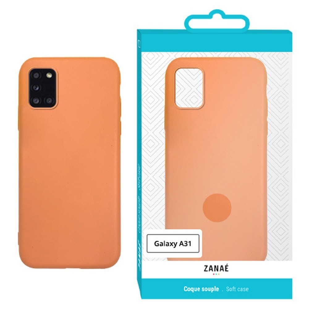 Coque Zanae Color orange pour Galaxy A31