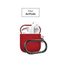 Étui rouge Soft-Touch pour AirPods 1 et 2